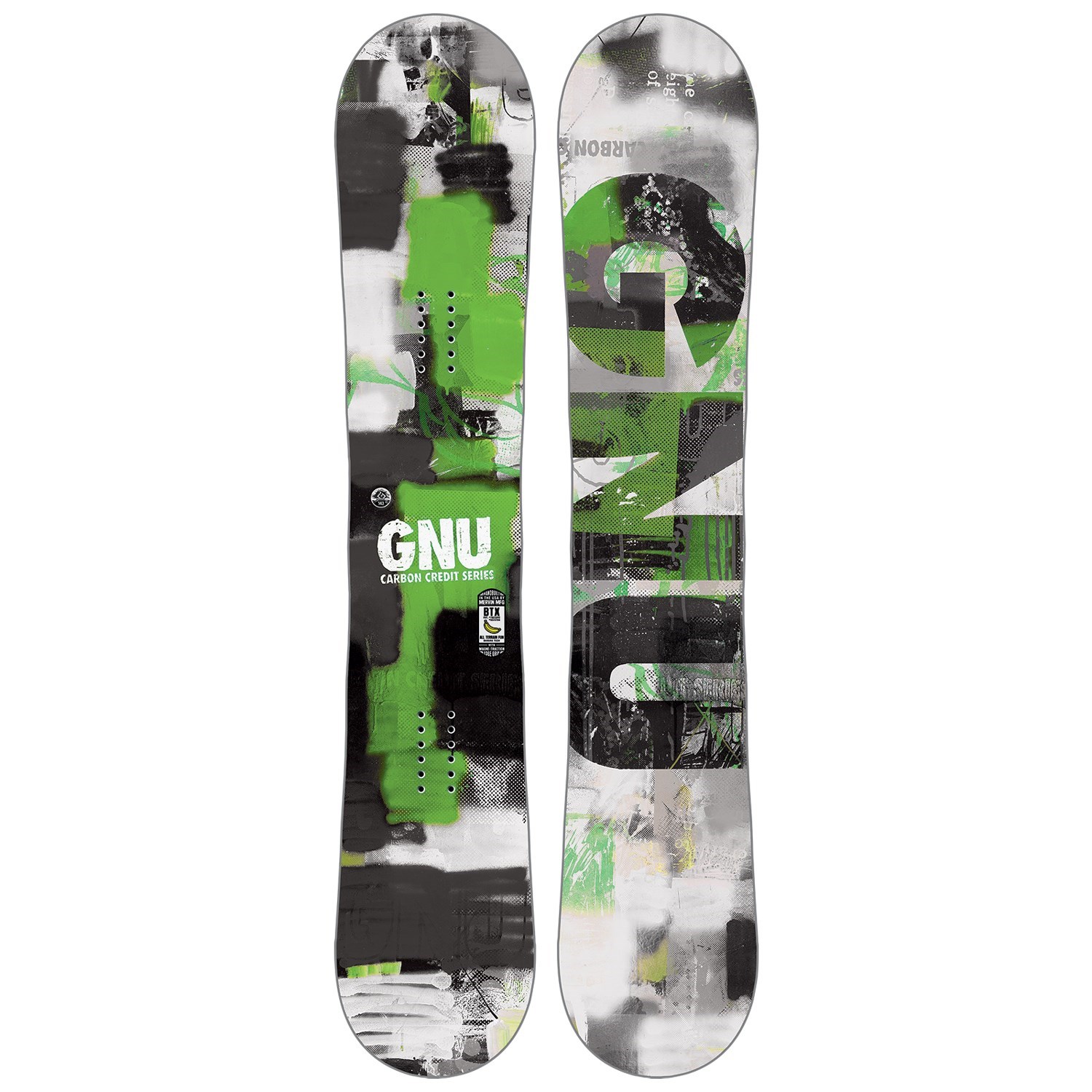 GNU Carbon Credit BTX Snowboard Blem + Burton Mission Snowboard