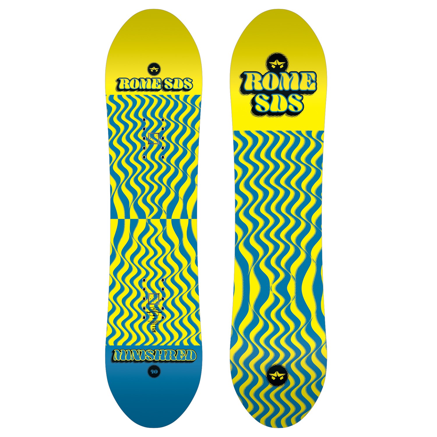 Rome MiniShred Snowboard Little Kids' + Burton Grom Snowboard