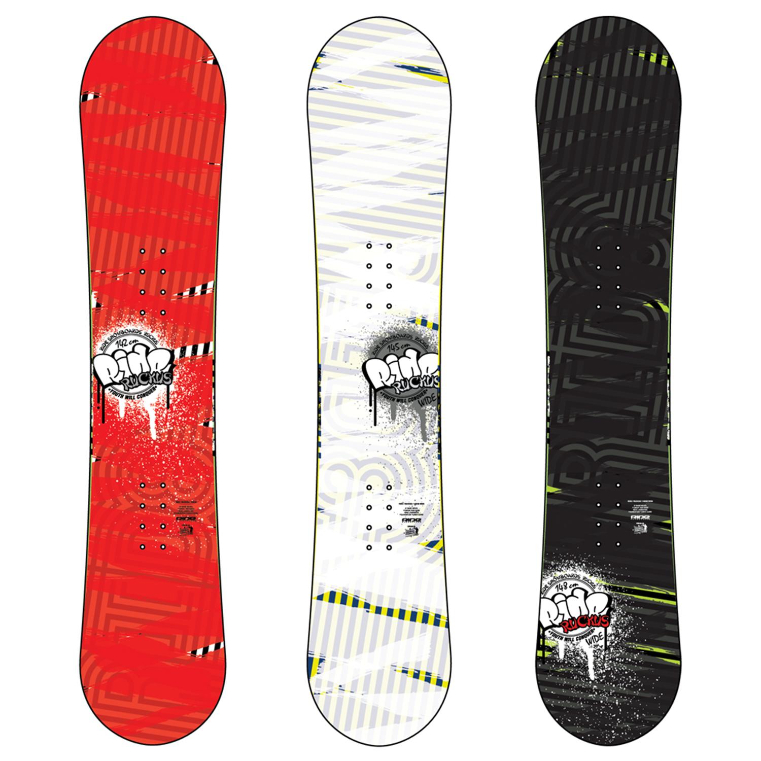 Ride Ruckus Youth Snowboard Junior 2008 evo outlet