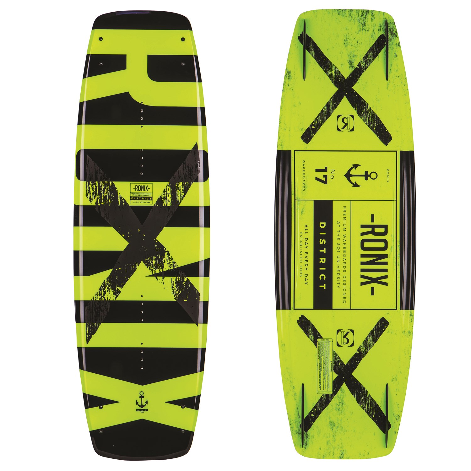 Ronix District Wakeboard + District Bindings 2017 evo