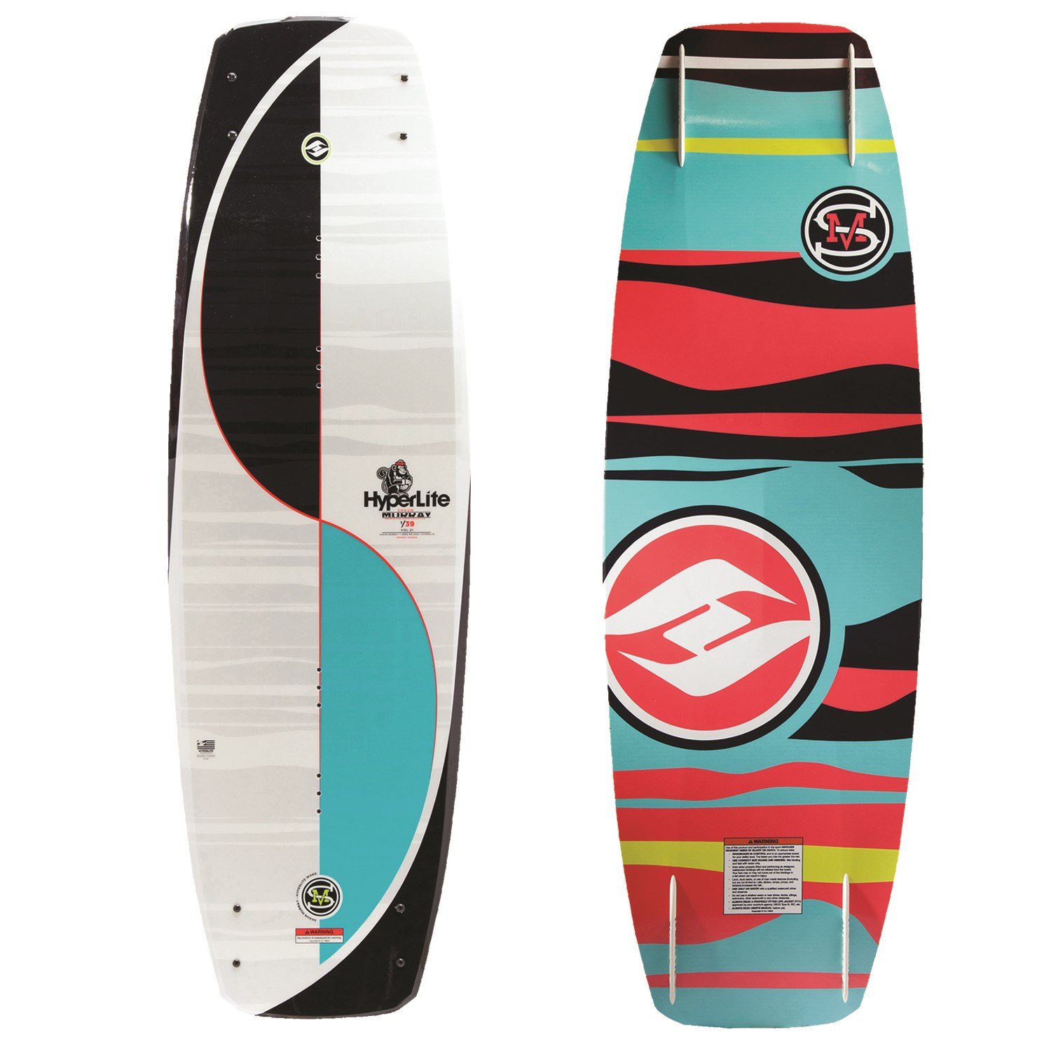 Hyperlite Murray Wakeboard + Focus Bindings 2017 evo