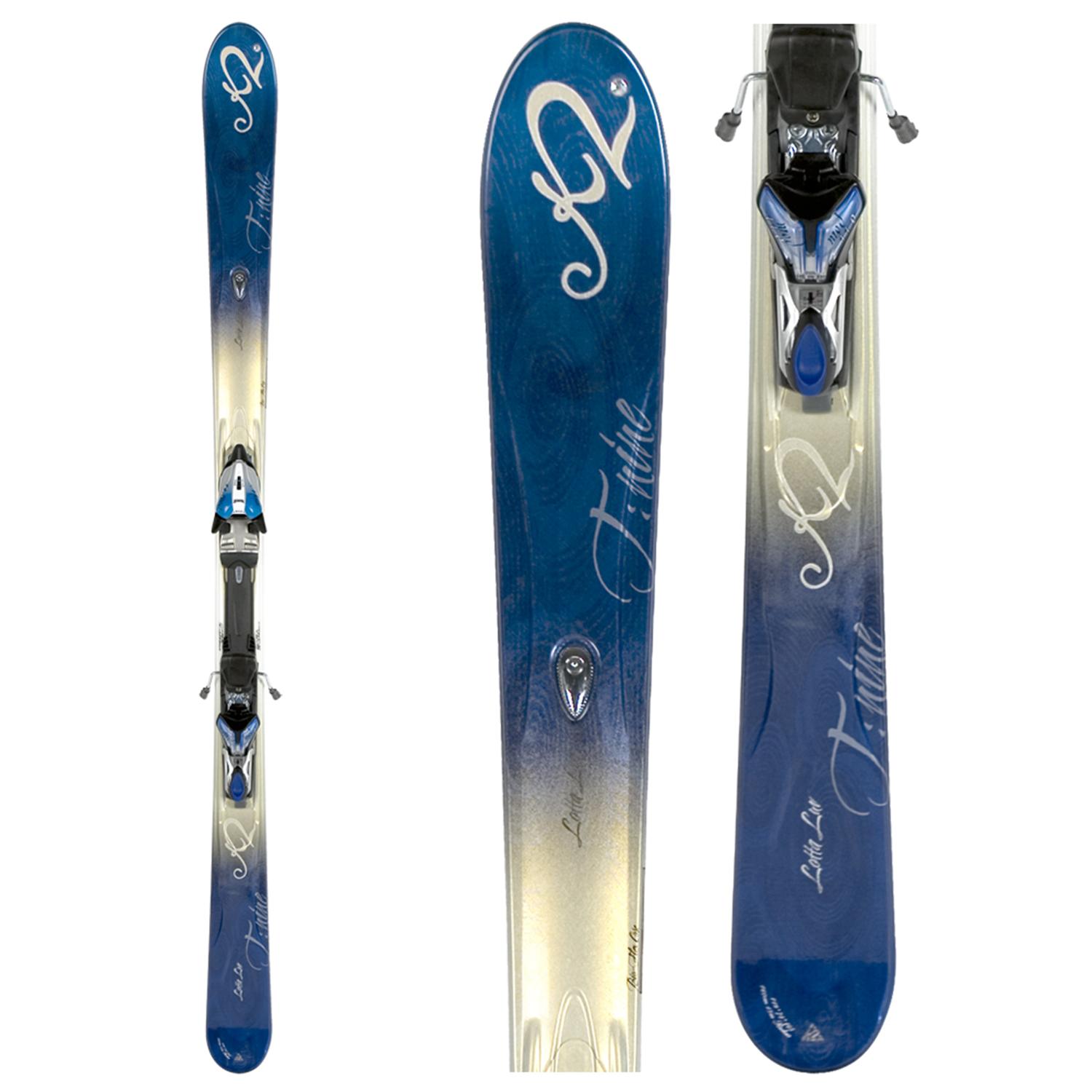 K2 T9 Lotta Luv Skis + Marker M1 11.0 TC Ski Bindings - Womens 2008 