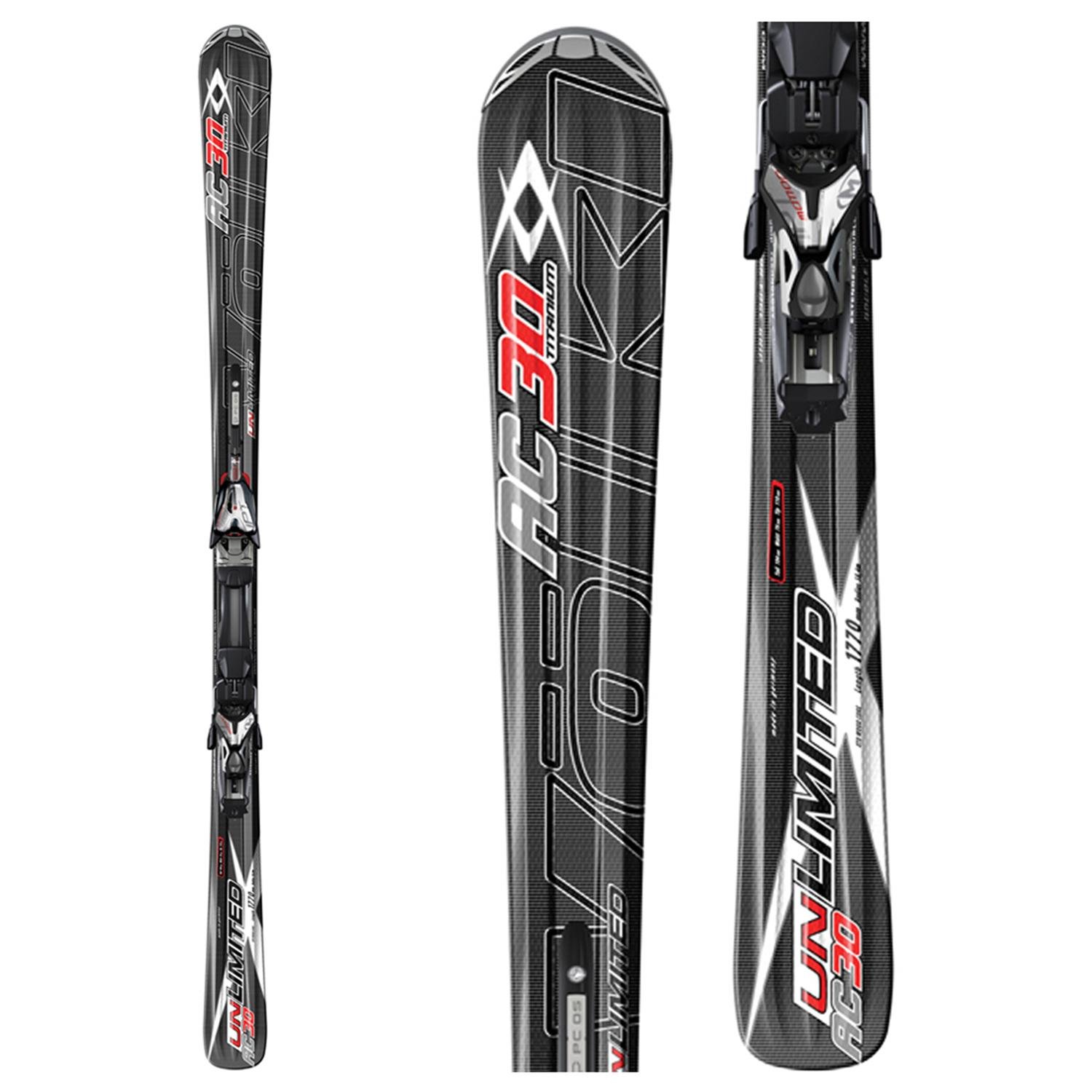 Volkl Unlimited AC30 Skis + Marker Motion iPT 12.0 Piston Ski Bindings