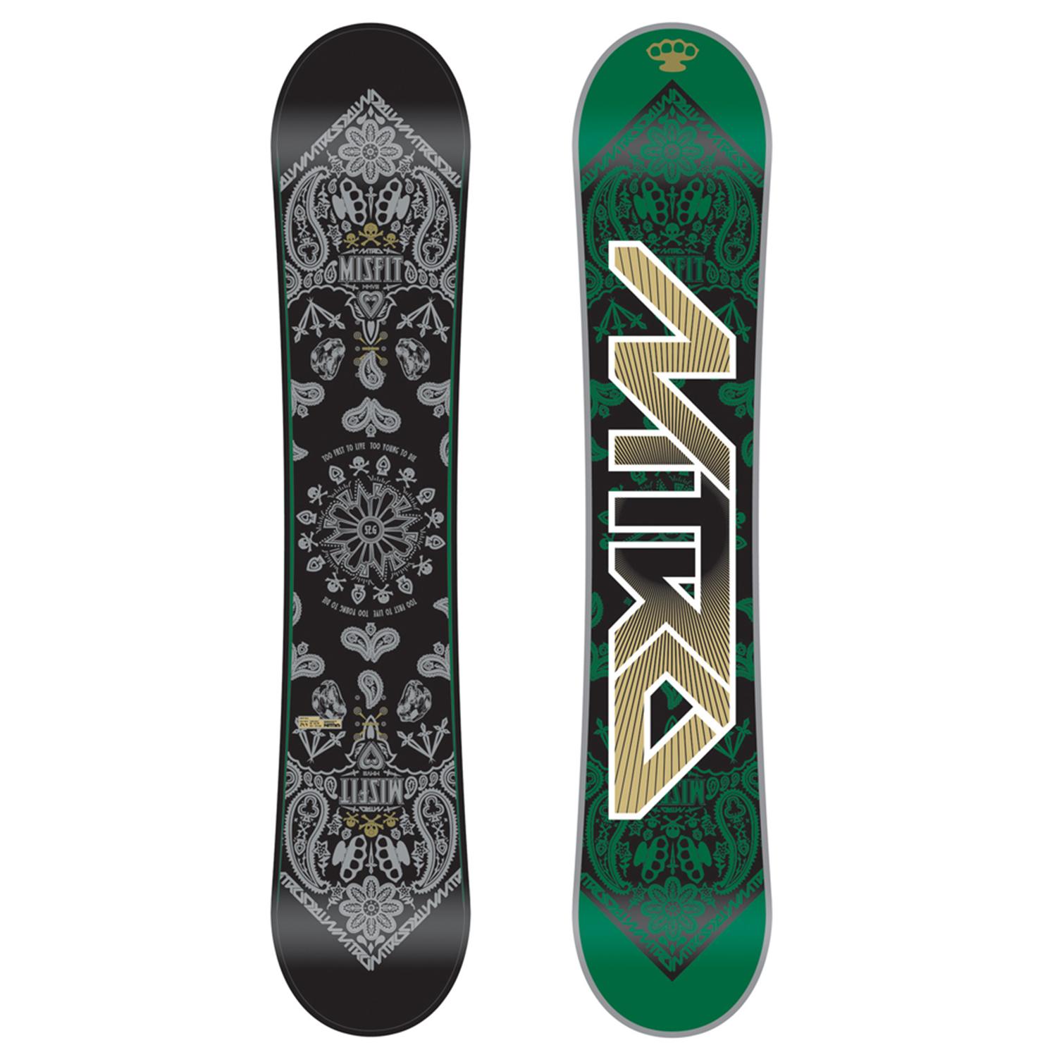 Nitro Misfit Logo Snowboard 2008 evo outlet
