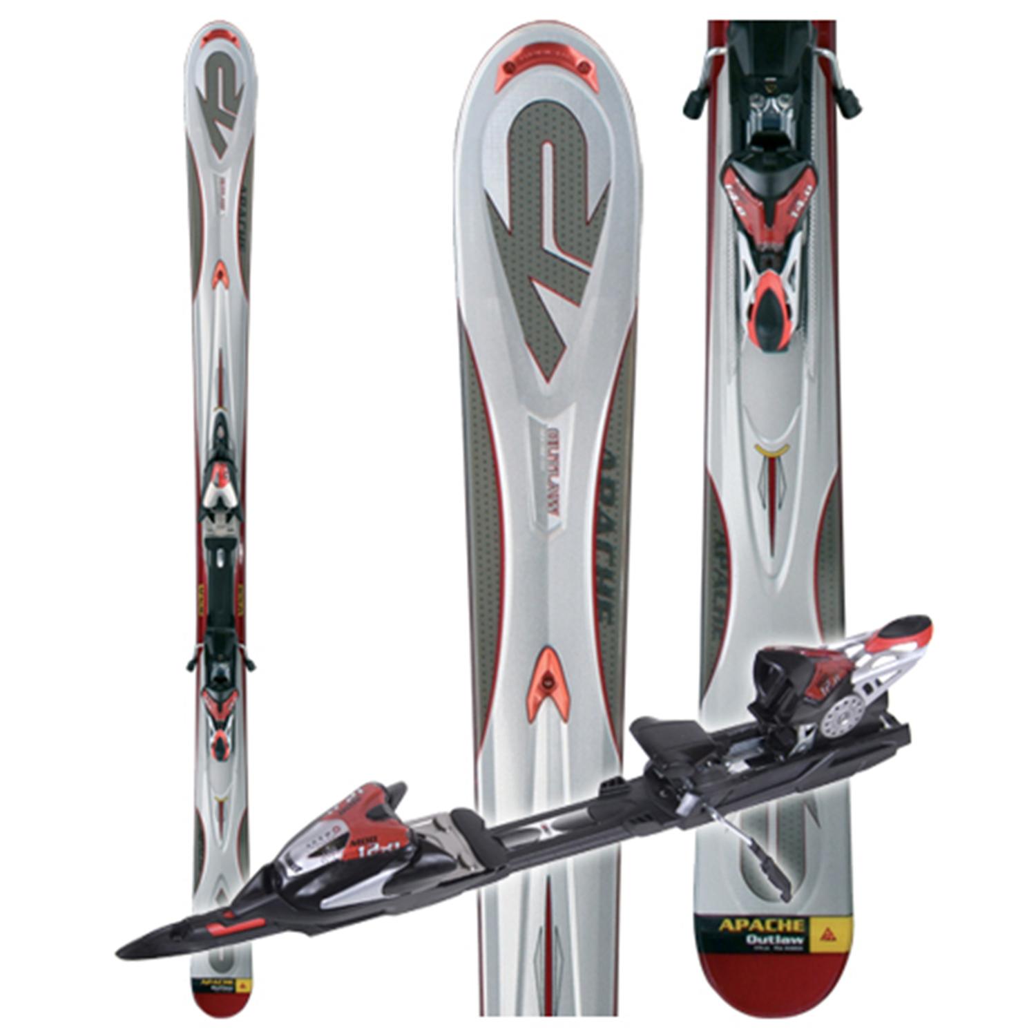 K2 Apache Outlaw Skis + Bindings Used 2007 evo outlet