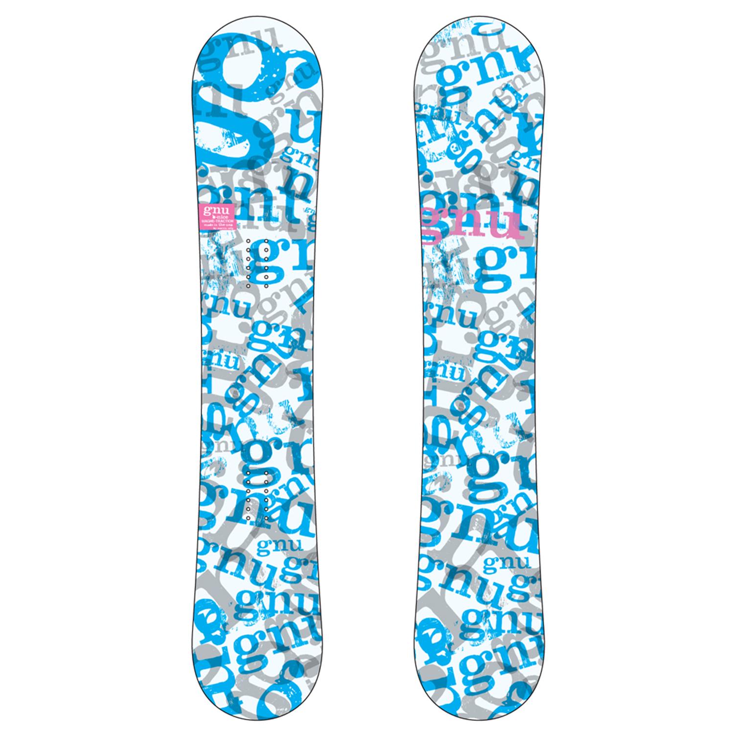 GNU B Nice MTX Text Snowboard - Women's 2009 | Evo Outlet