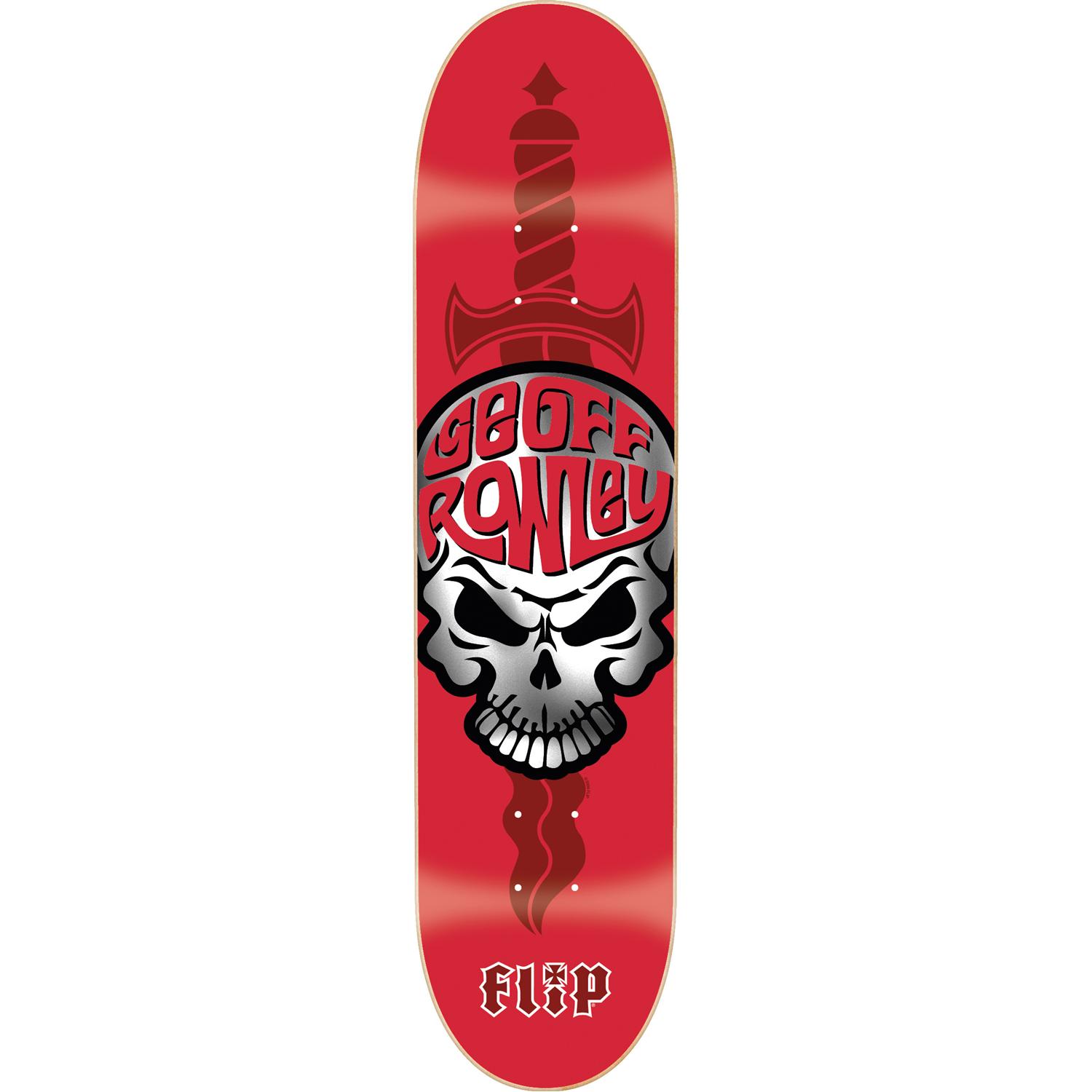 Flip Geoff Rowley Pro Model Skull Skateboard Deck evo outlet