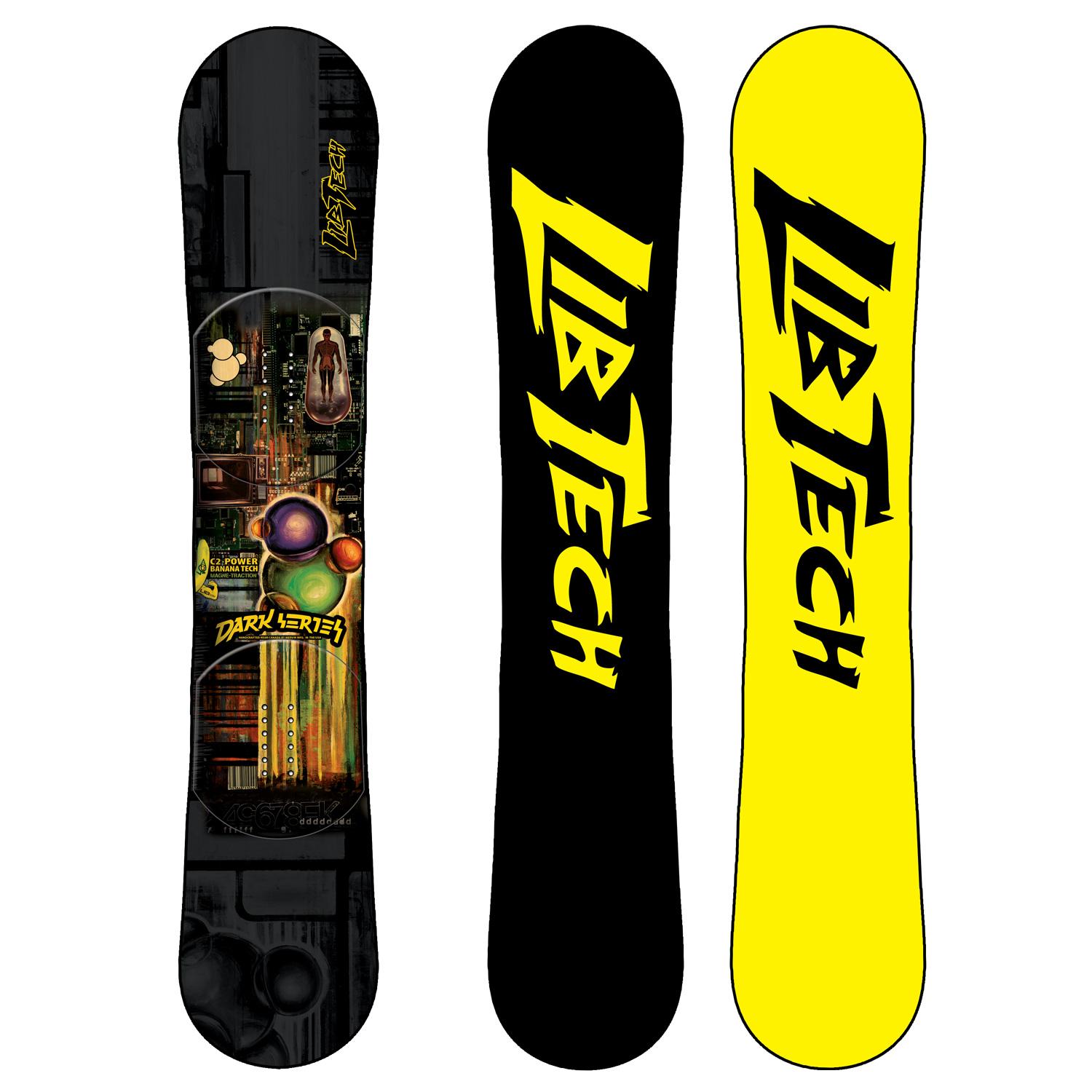 Lib Tech Dark Series C2BTX Banana Rocker Snowboard 2011 evo outlet