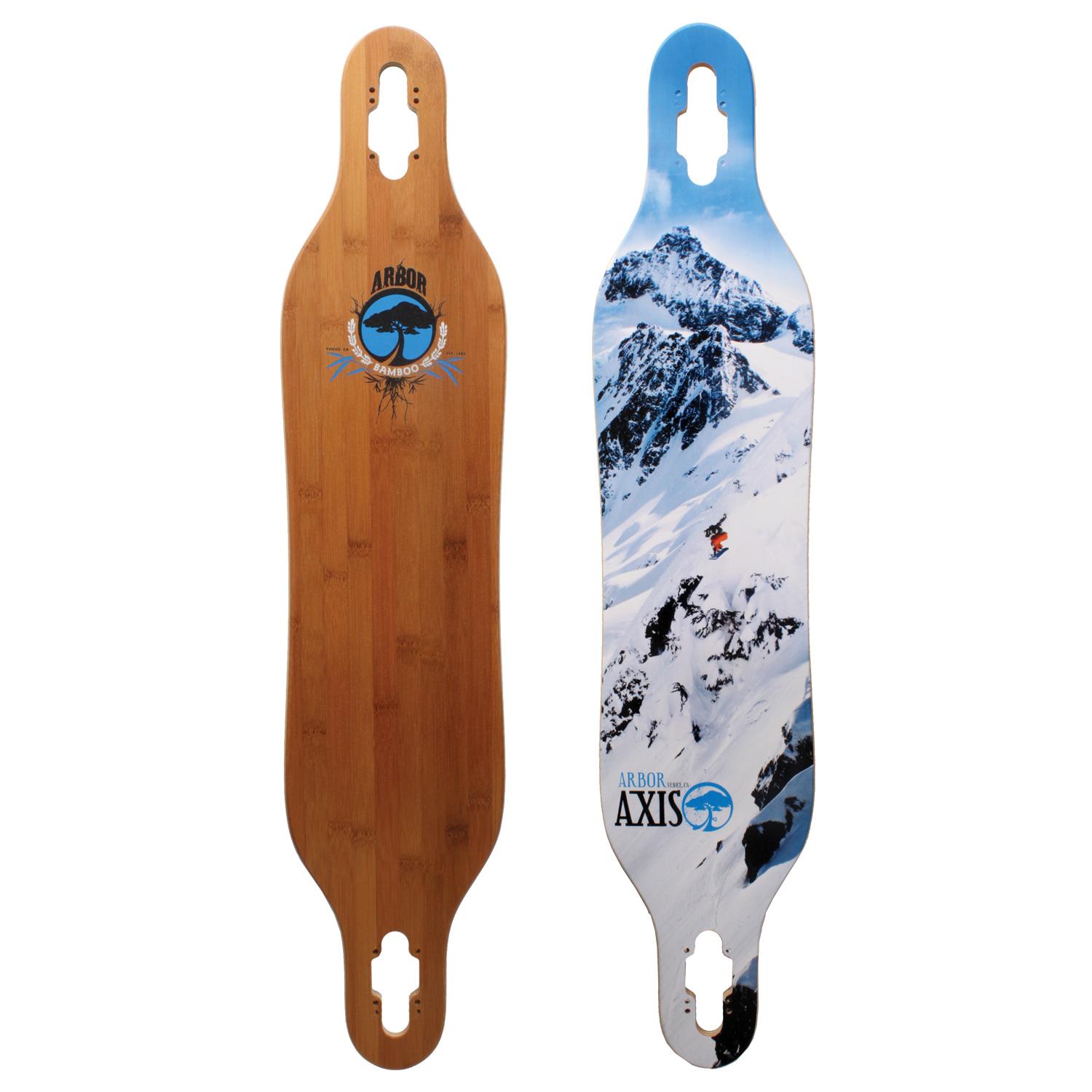 Arbor Axis Bamboo Longboard Deck evo