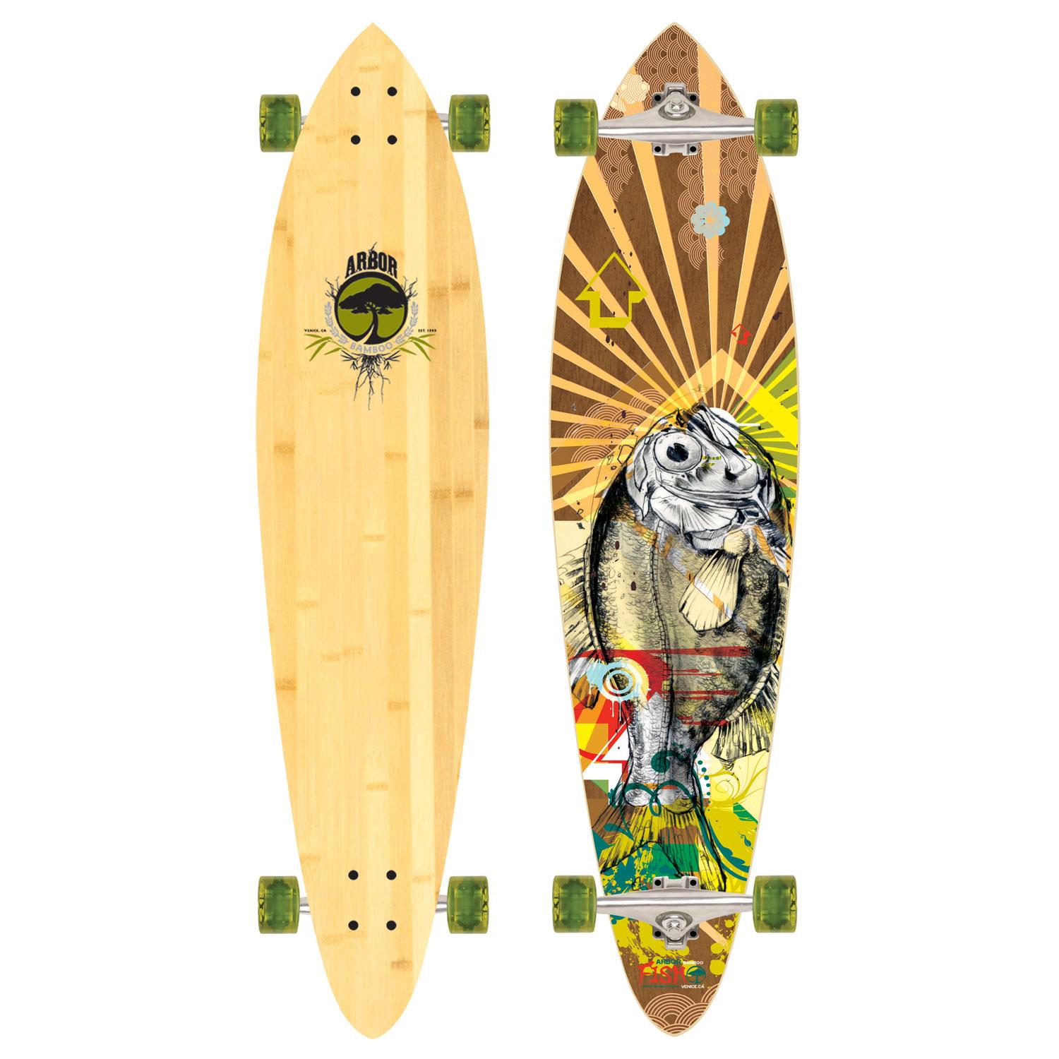 Arbor Fish Bamboo Longboard evo outlet