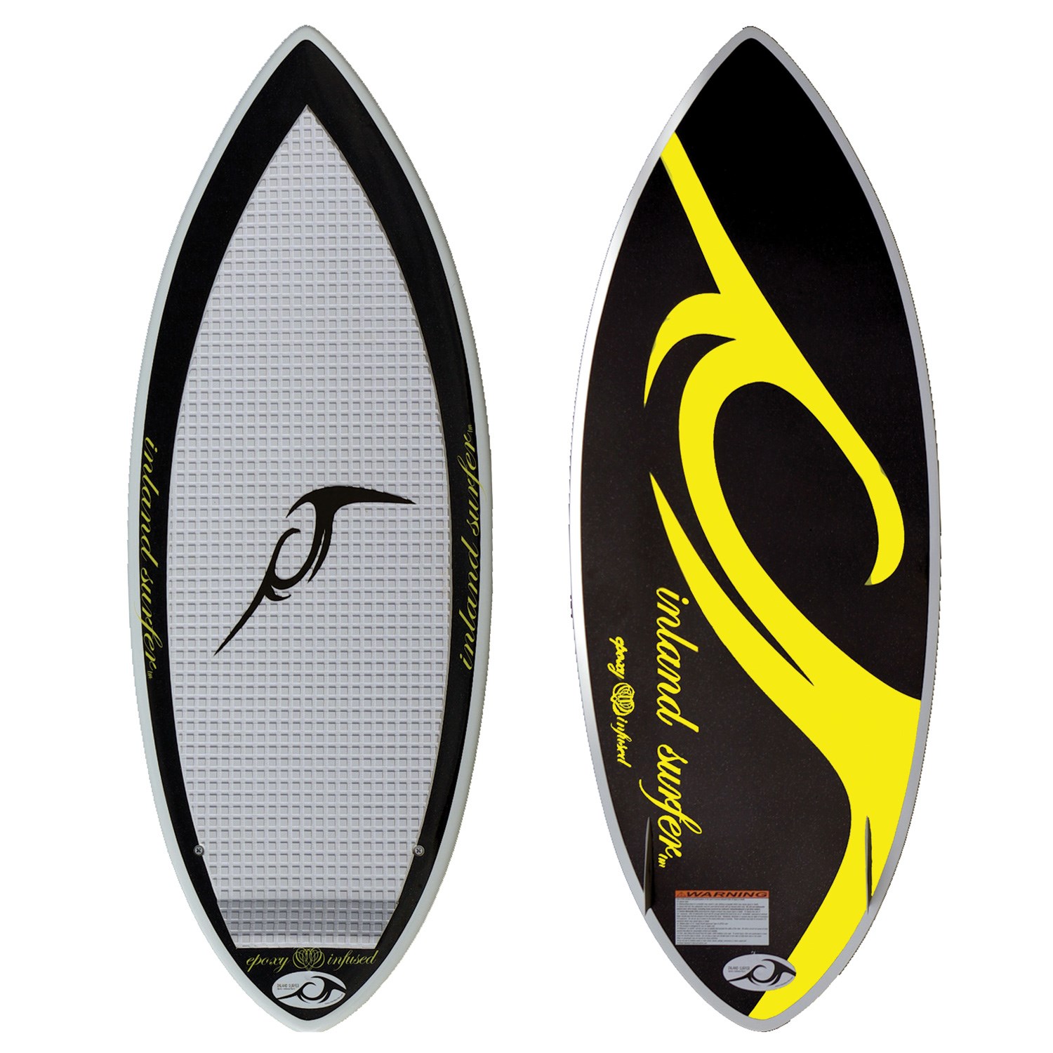 Inland Surfer 4Skim Black Pearl Wakesurf Board 2010 evo
