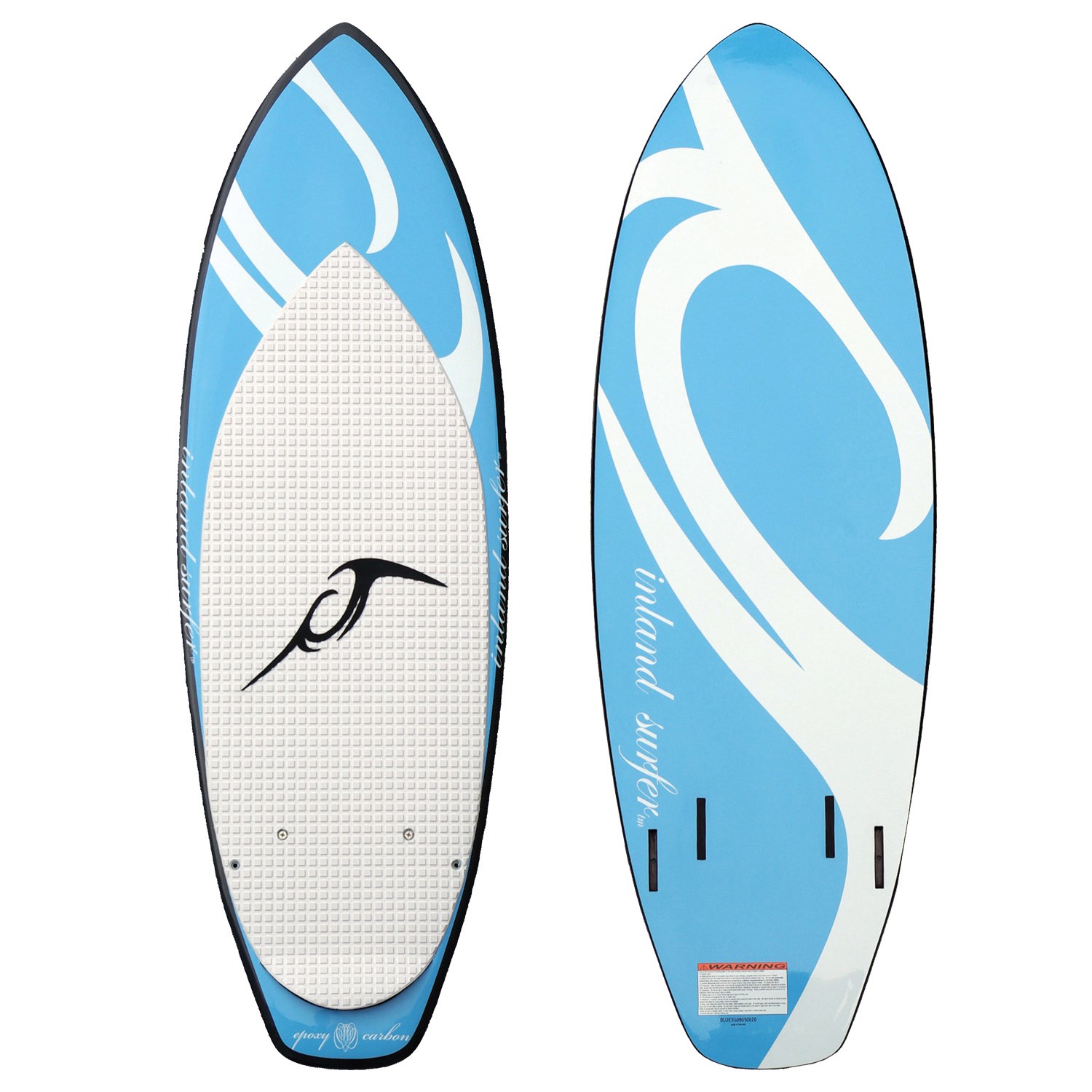 Inland Surfer Blue Lake Carbon Wakesurf Board 2011 evo