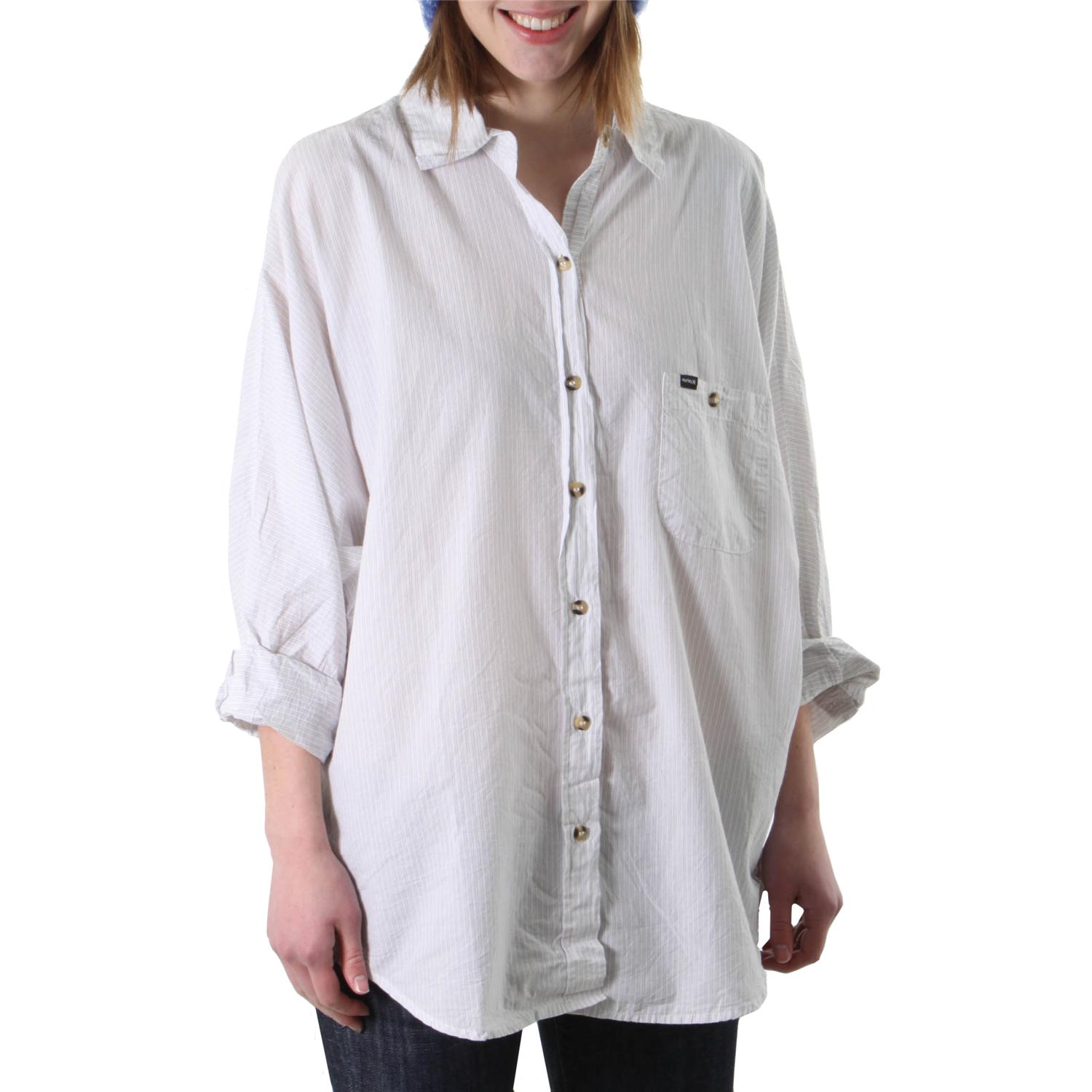 hurley button down shirt