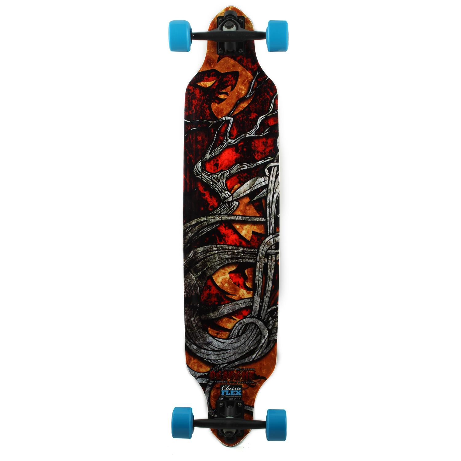 Never Summer Descent Classicflex Longboard Complete evo