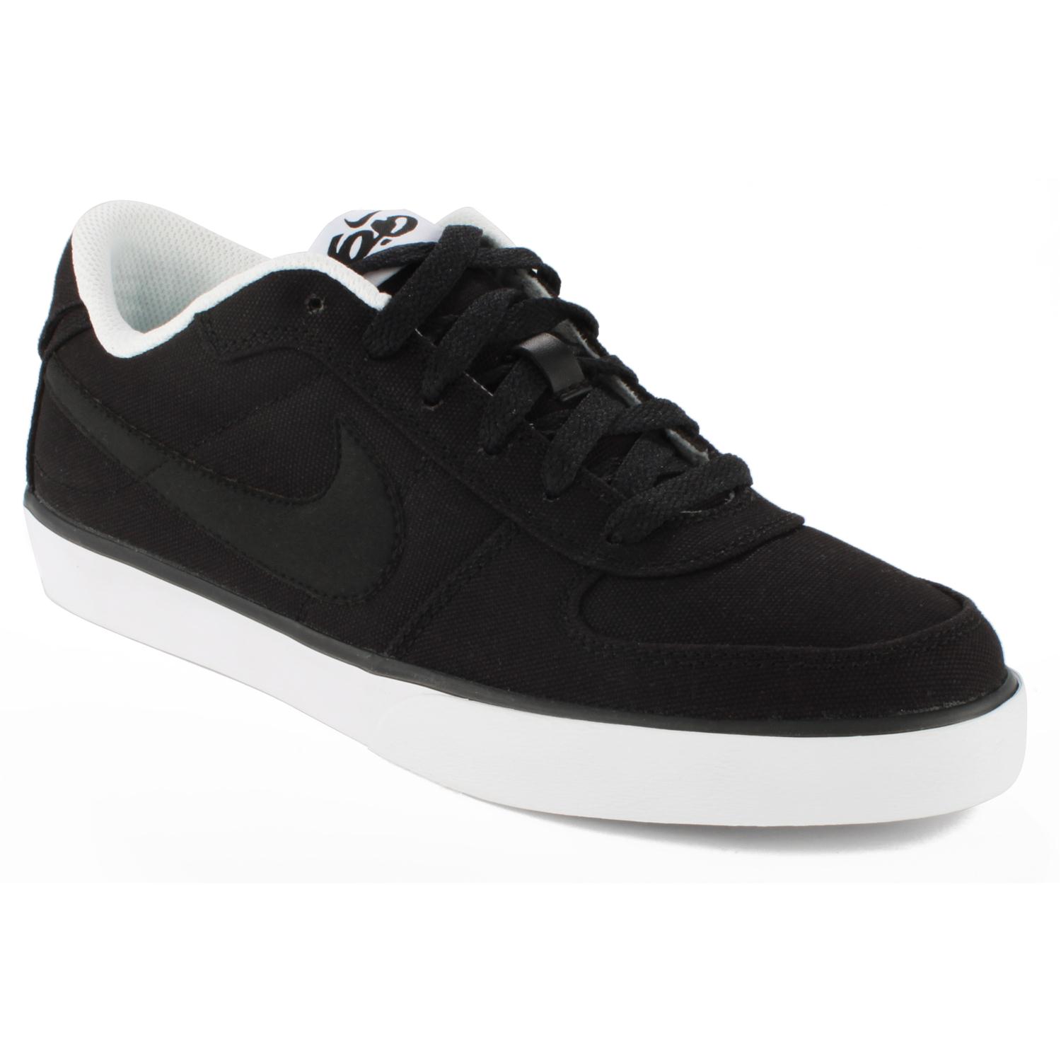 black canvas nikes