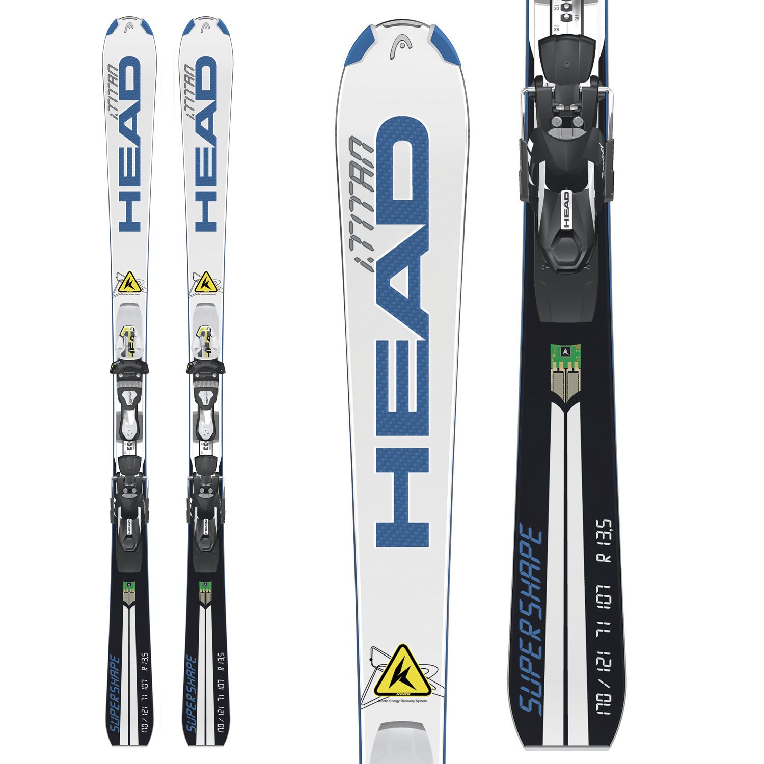 Head i.Supershape Titan Skis + Freeflex Pro 14 Bindings 2012 evo outlet
