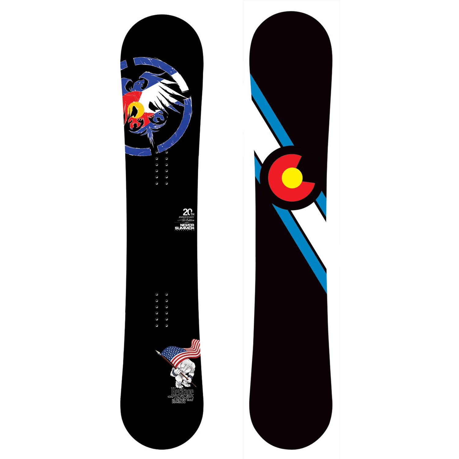 Never Summer Heritage Snowboard 2012 evo outlet