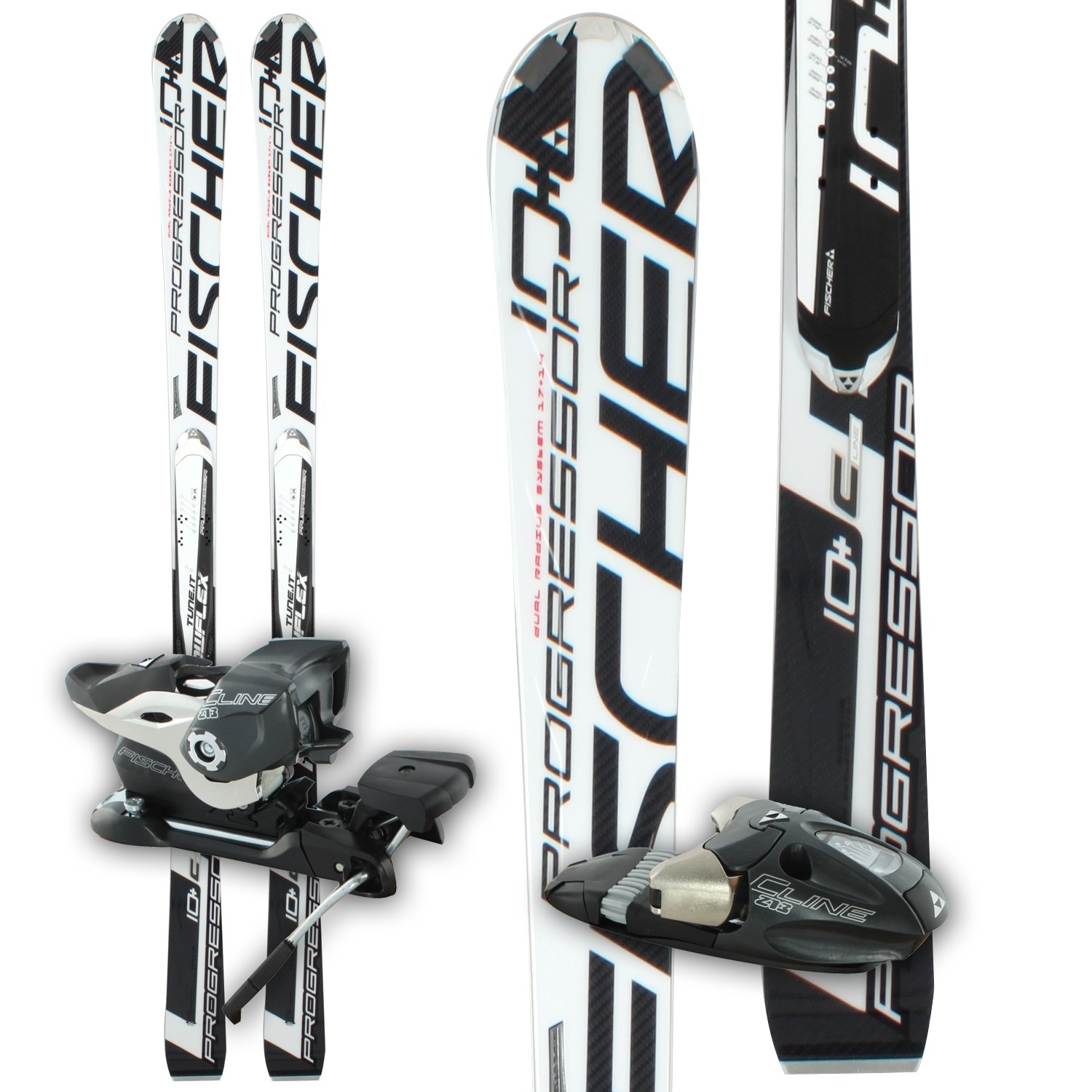 Fischer Progressor 10+ CLine Skis + CLine Z13 Flowflex Bindings 2012