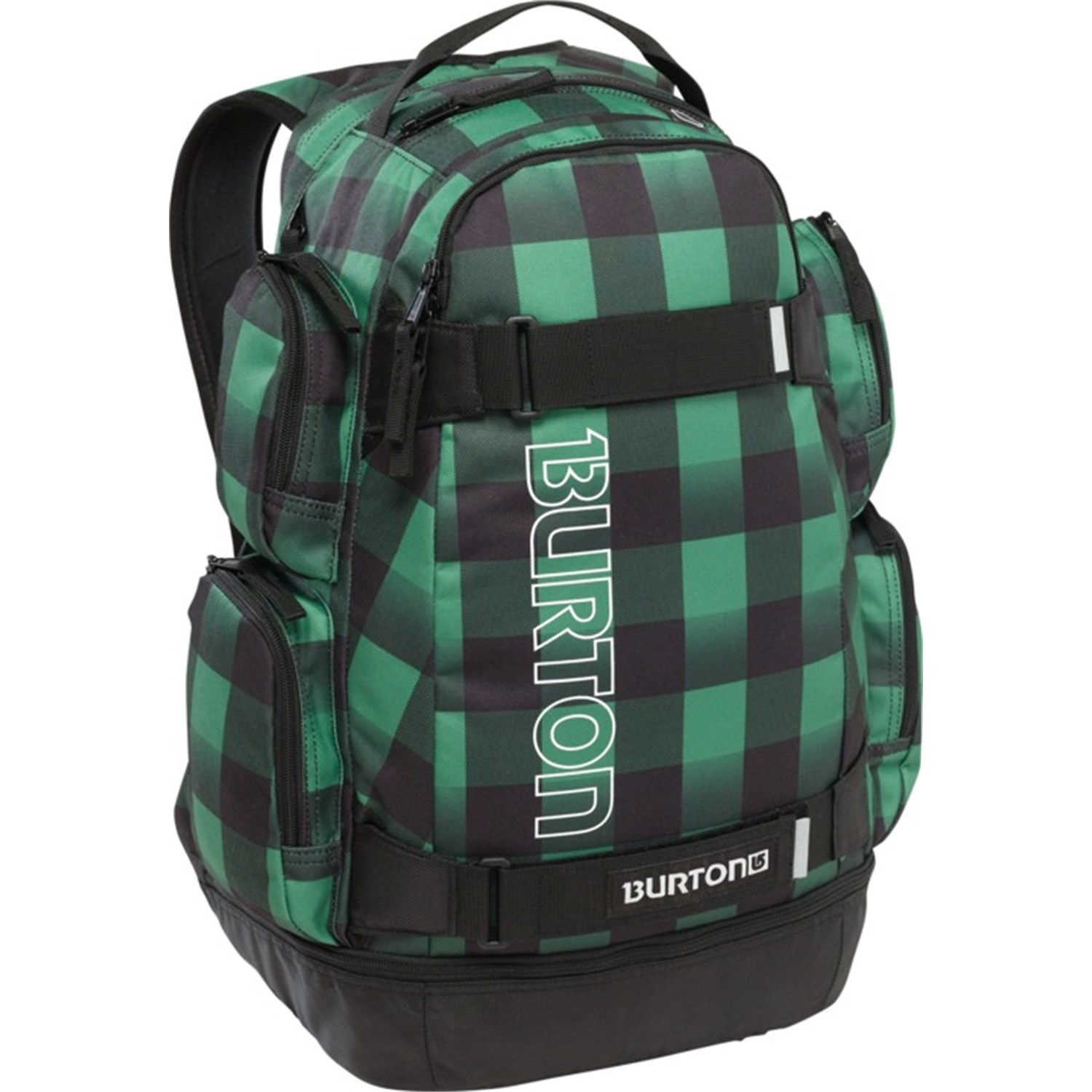 burton plaid backpack