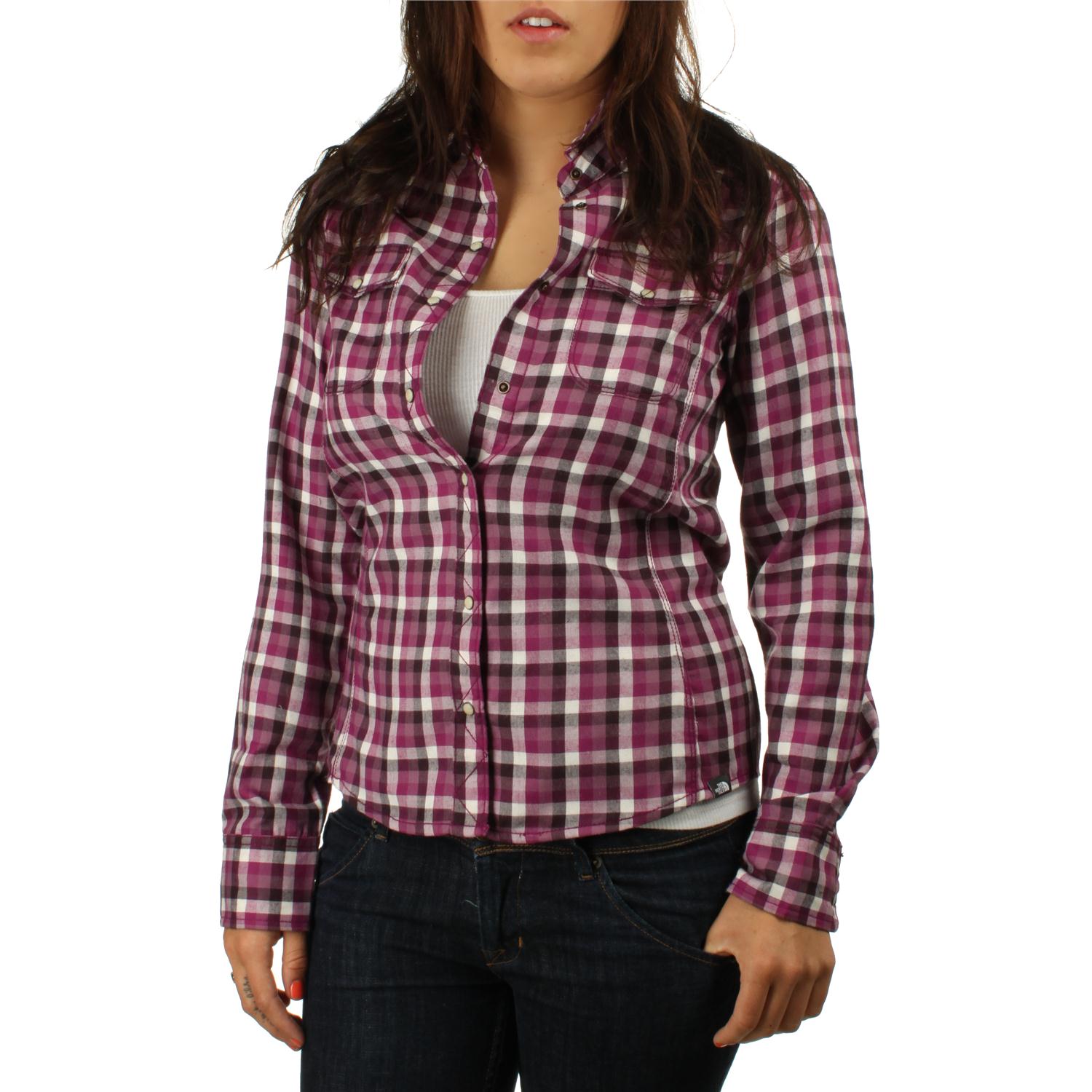 violet flannel shirt