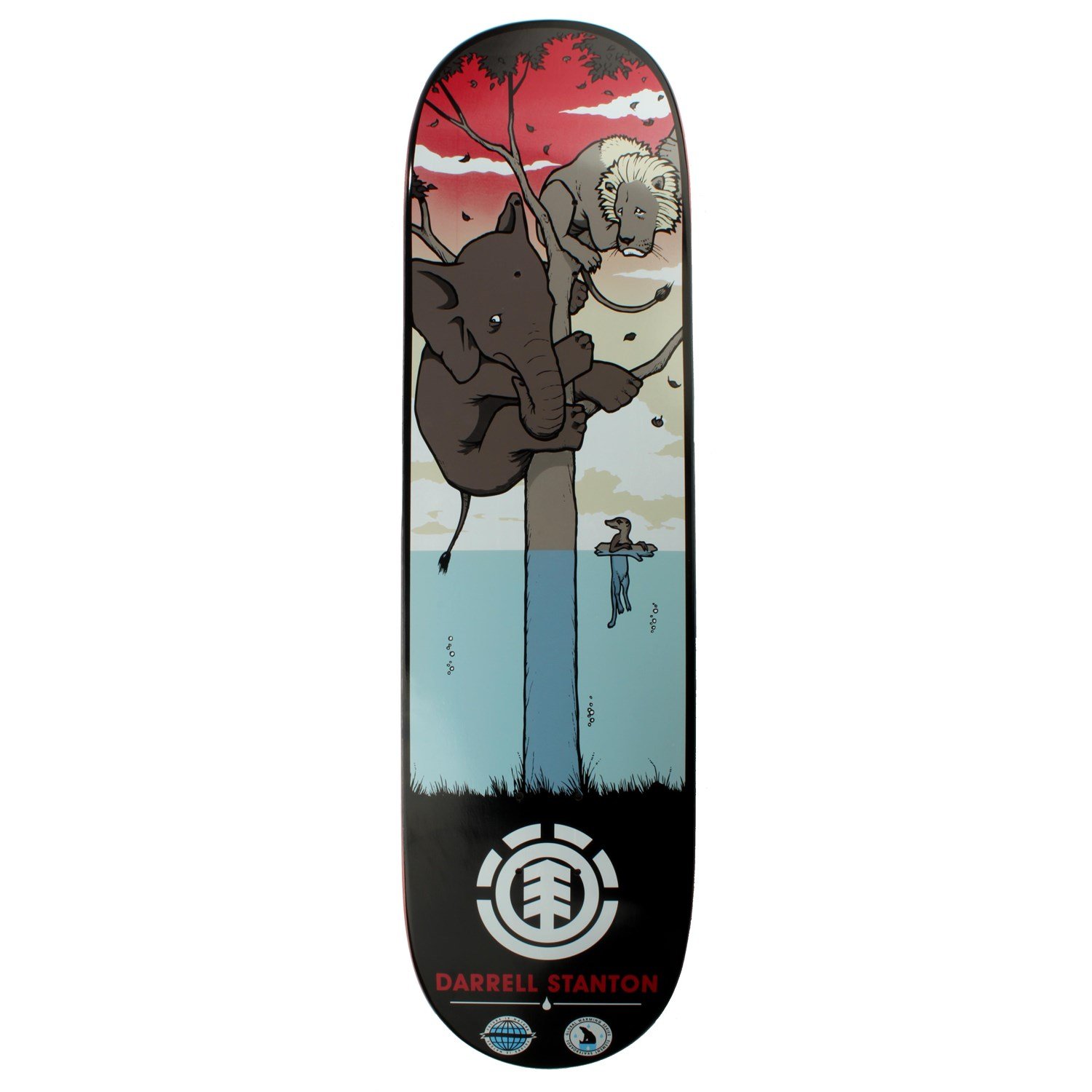 Element Darrell Global Warming Skateboard Deck | evo outlet