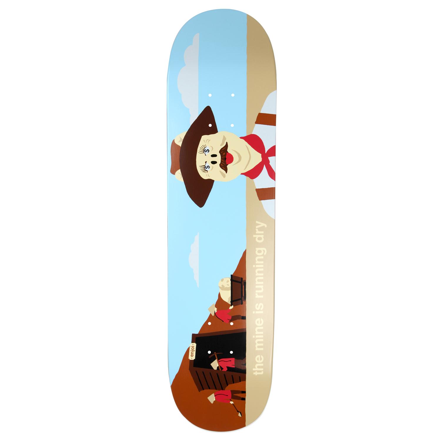Enjoi Gold Mine Skateboard Deck evo outlet