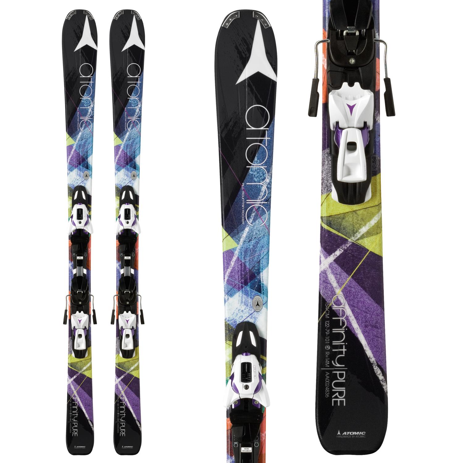 Atomic Affinity Pure Skis + XTO 10 AF Bindings Women's 2014 evo outlet