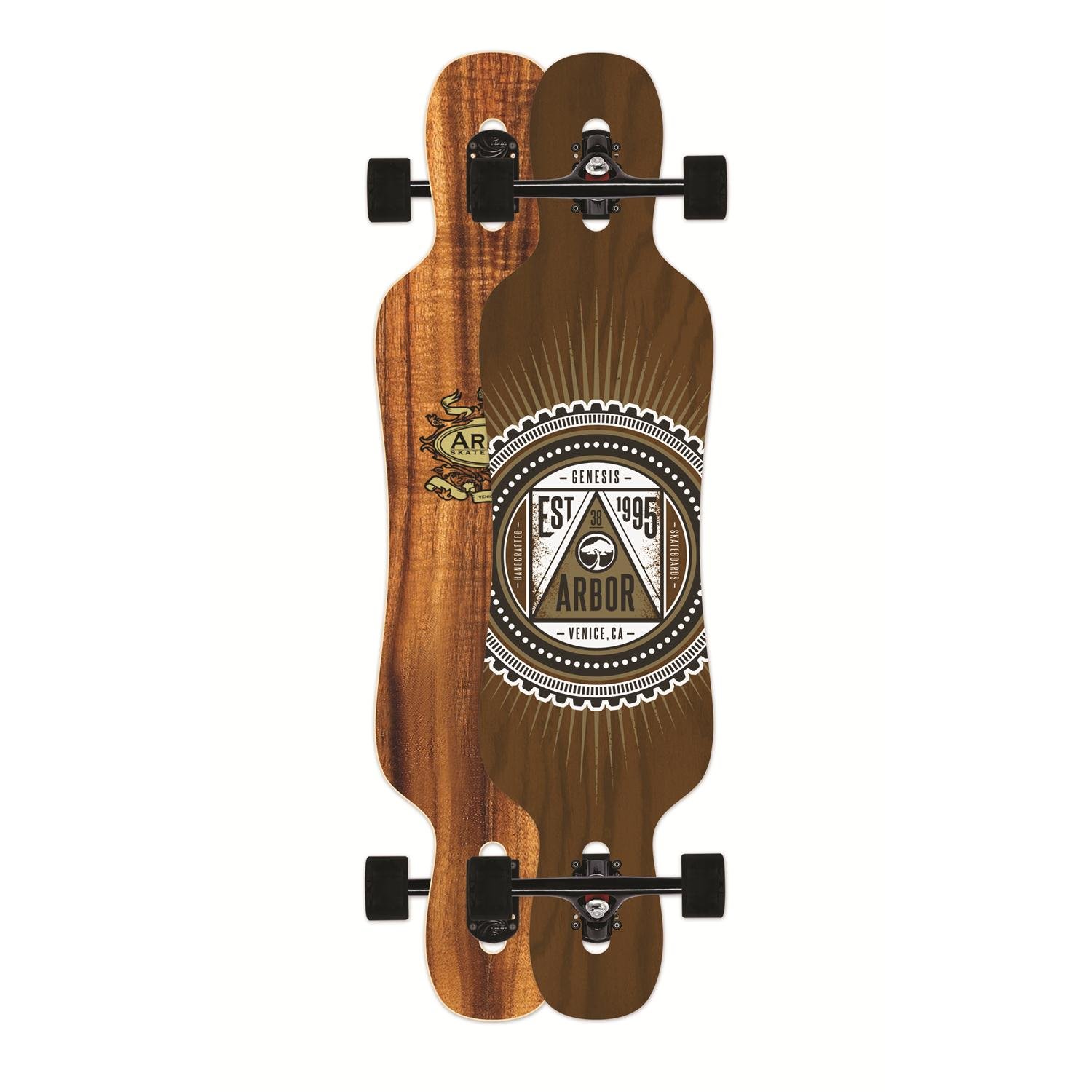 Arbor Genesis Koa Longboard Complete evo