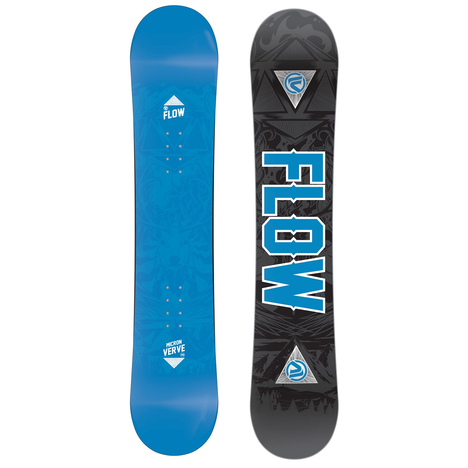 Flow Micron Verve Snowboard Kid's 2015 + Flow Micron Youth Snowboard