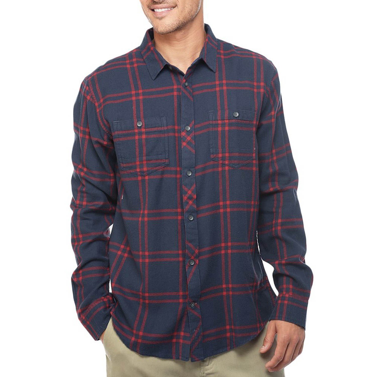 Reef Cold Dip 5 Flannel Button Down Shirt 