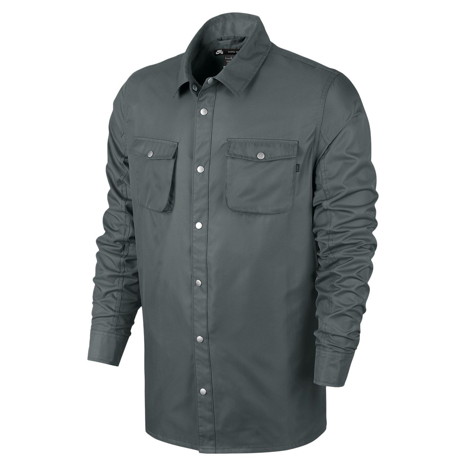 nike long sleeve button down shirt