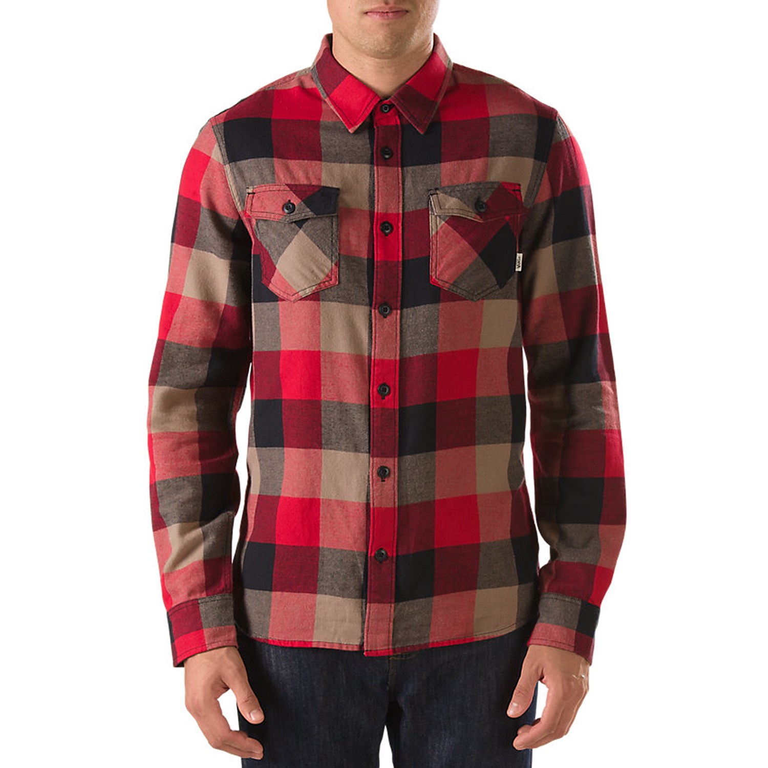 Vans Box Flannel ButtonDown Shirt evo outlet