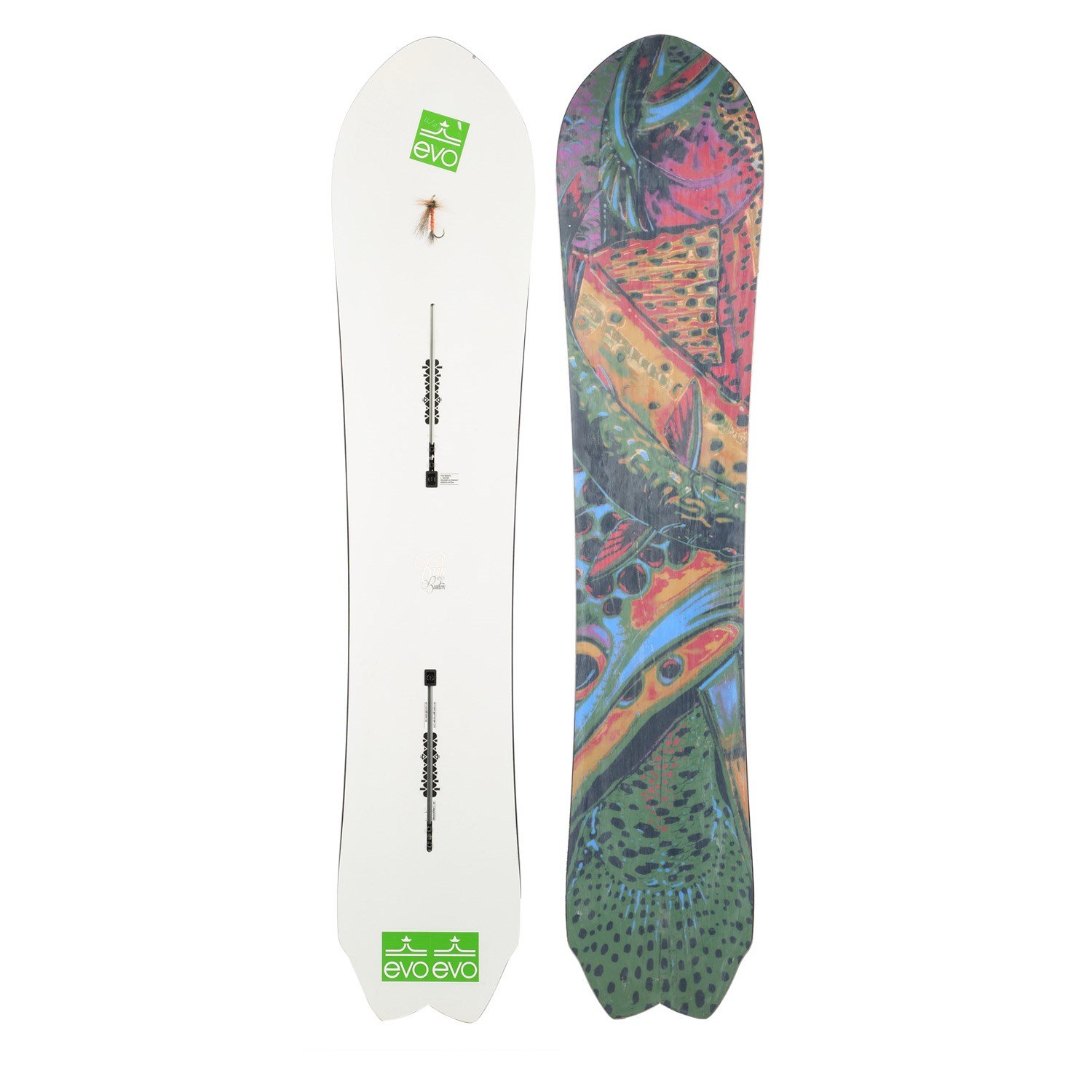 Burton Fish Snowboard Used 2014 evo outlet