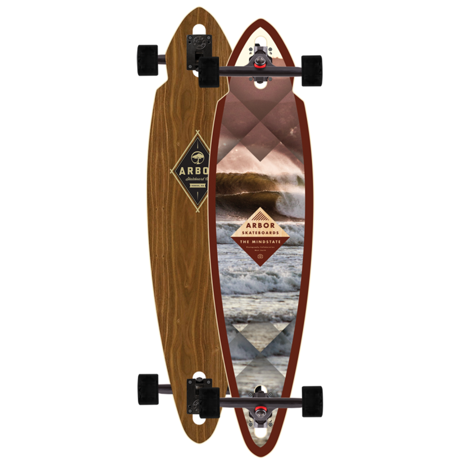Arbor Mindstate Walnut Longboard Complete evo