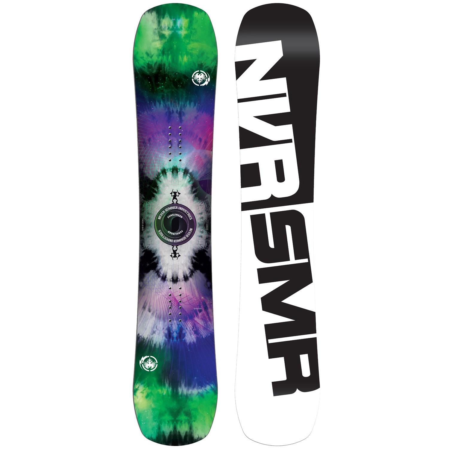 Never Summer Funslinger Snowboard 2016 + Union Contact Snowboard