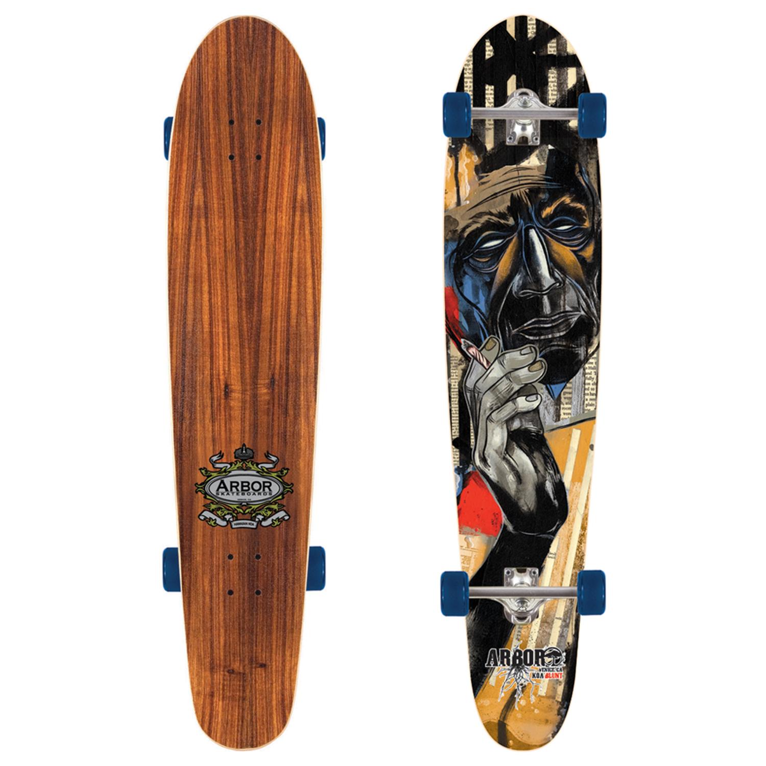 Arbor Blunt Koa Longboard evo