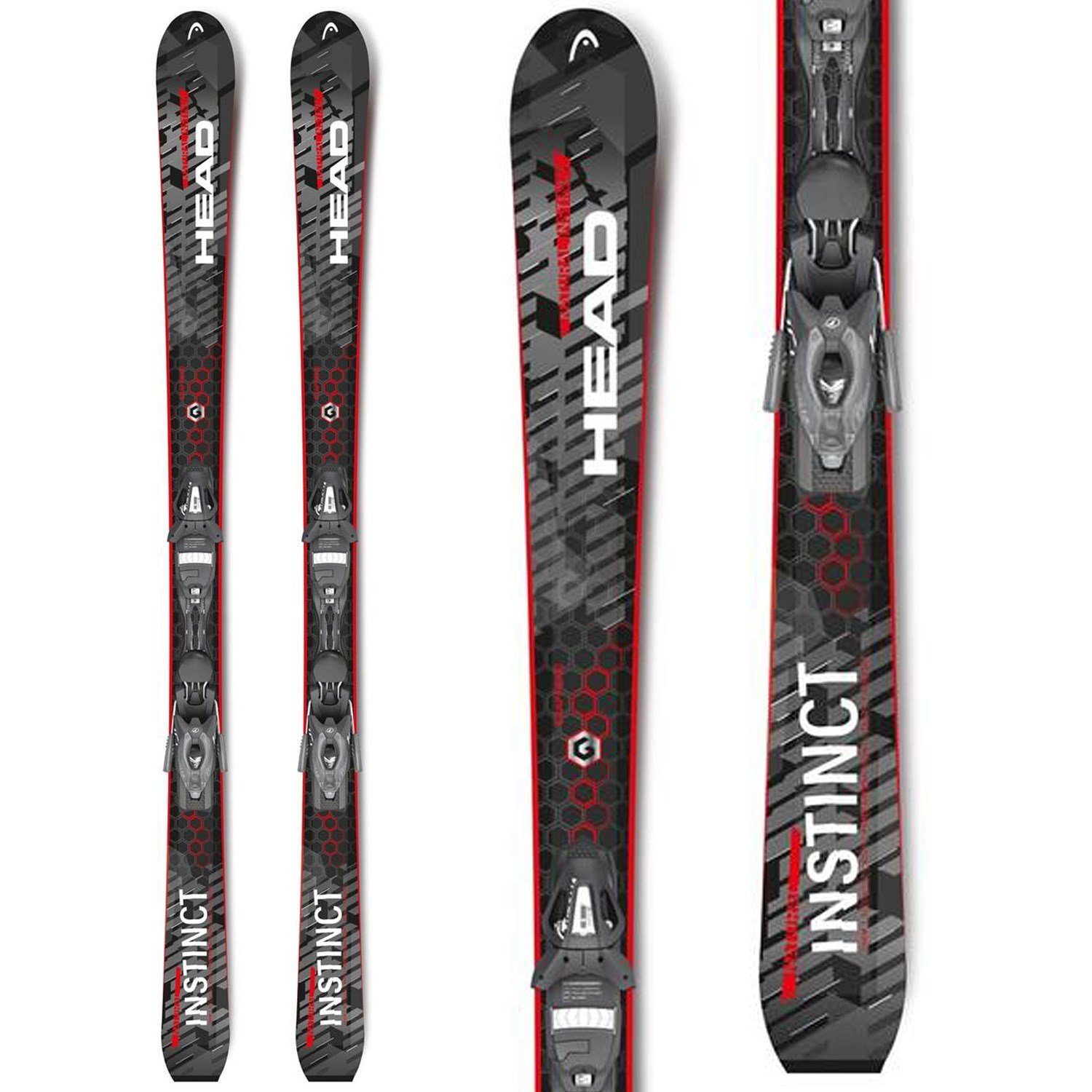 Head Natural Instinct Skis + PR 10 Ski Bindings + Lange SX 100 Ski