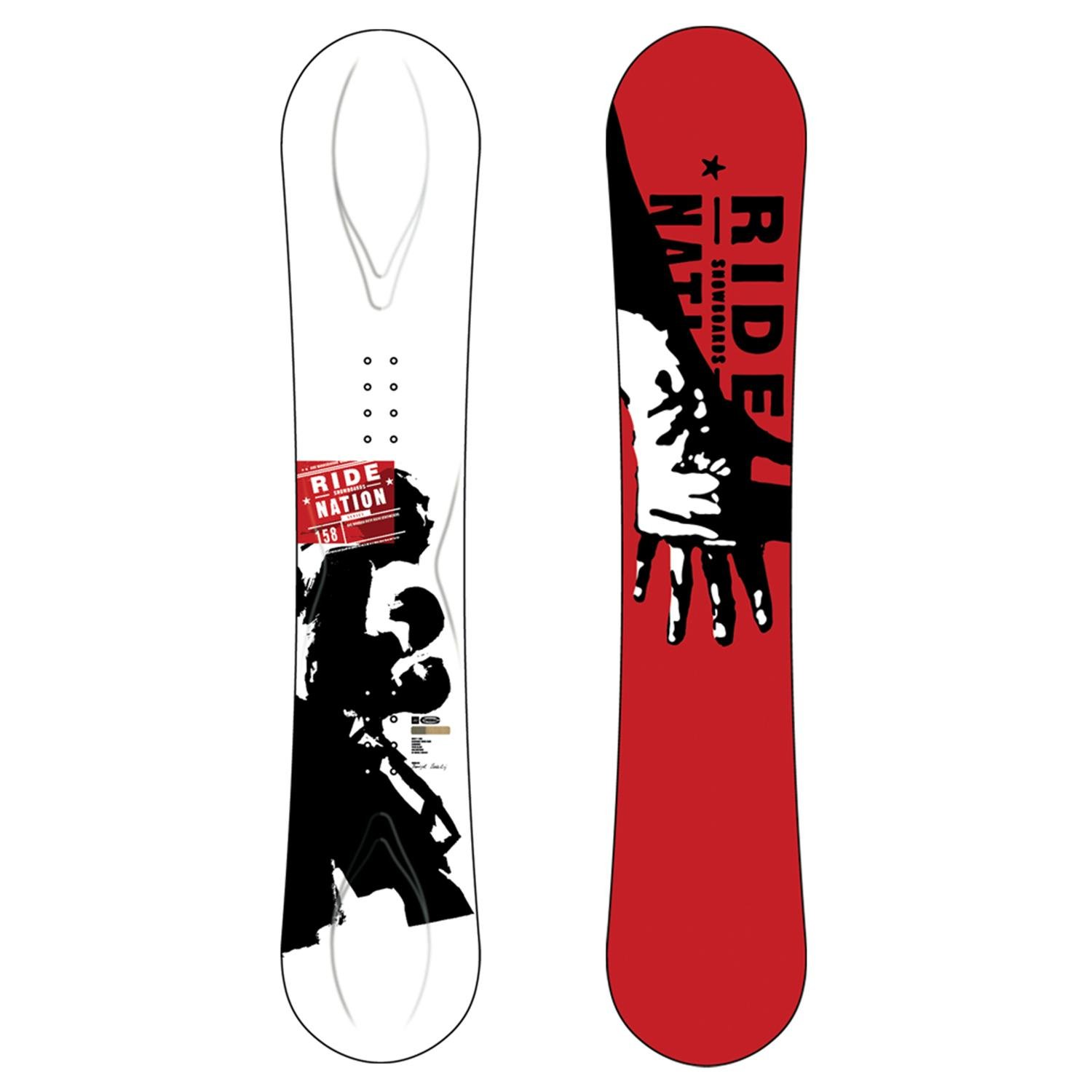 Ride Nation Snowboard Used 2005 evo outlet
