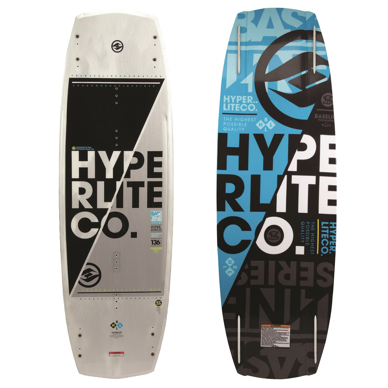 Hyperlite Baseline Wakeboard + Focus Bindings 2016 evo outlet