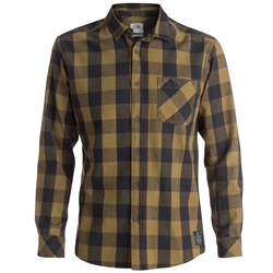 Quiksilver Motherfly Long-Sleeve Button-Down Flannel Shirt 