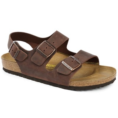 Birkenstock Milano Oiled Leather Soft Footbed Sandal