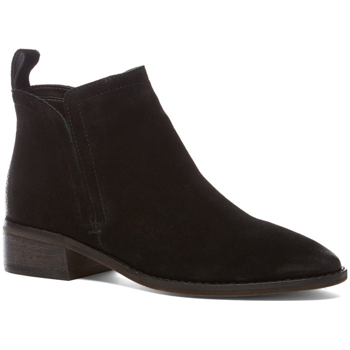 women's tessey high heel combat booties