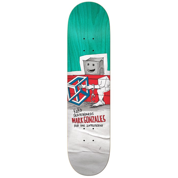 Krooked Gonz Blockhead 8.62 Skateboard Deck evo