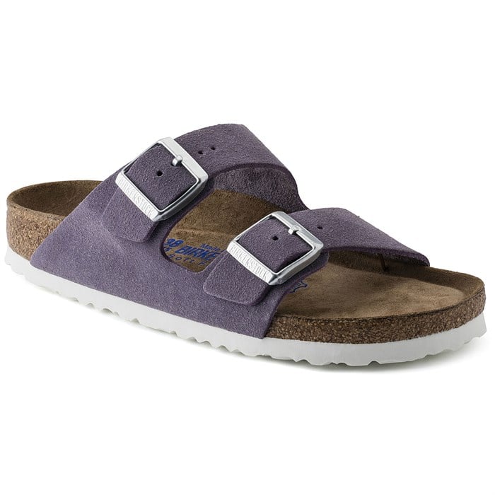 womens suede footbed sandals