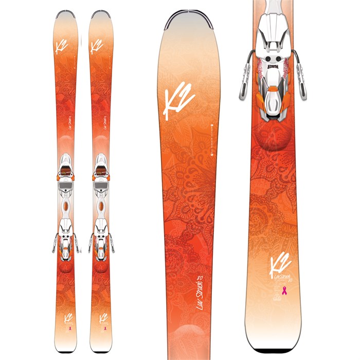 K2 Luv Struck 80 Skis + ER3 10 TCX Light Bindings Women's 2017 evo