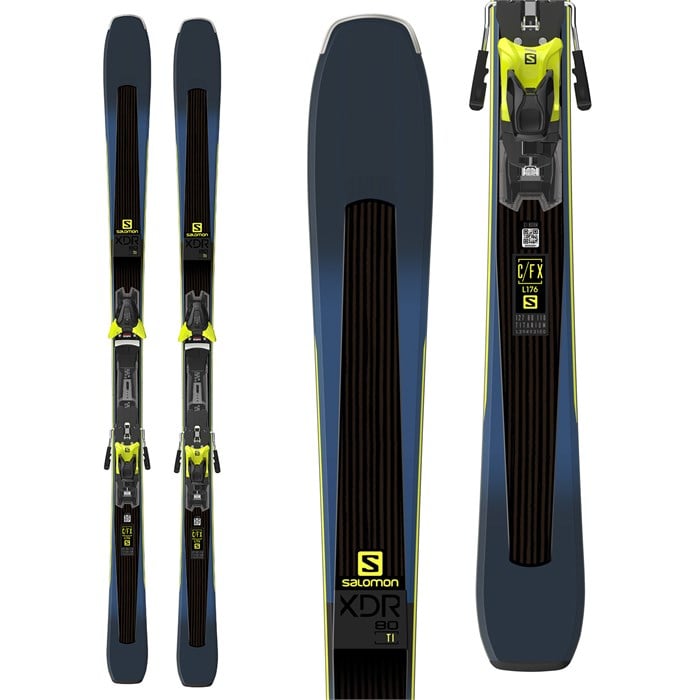 Salomon Xdr Ti Skis Z Walk Bindings Evo