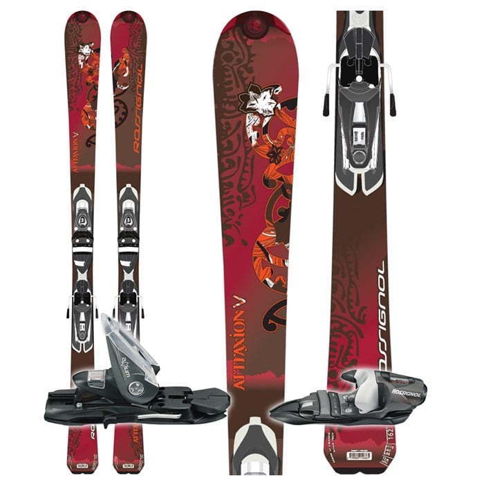 Rossignol Attraxion V Skis + Bindings Women's Used 2008 evo outlet