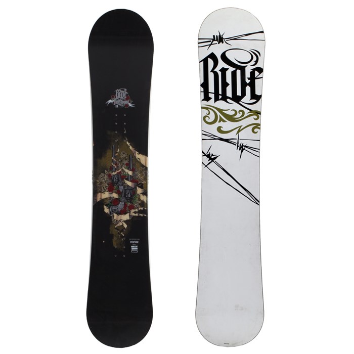 Ride Fleetwood Wide Snowboard Used 2008 evo outlet