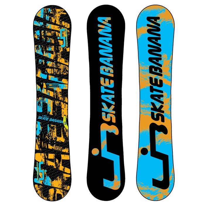 Lib Tech Skate Banana BTX Wide Banana Rocker (Orange/Blue) Snowboard