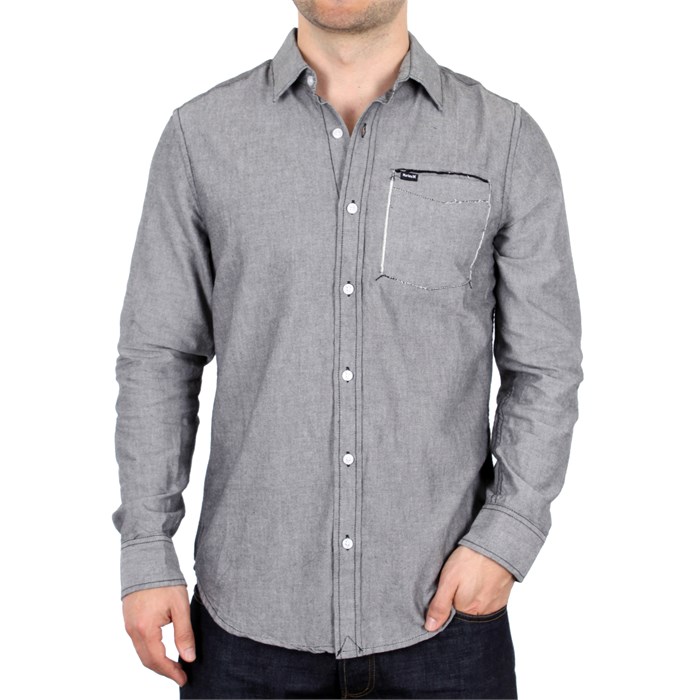 hurley button down shirt